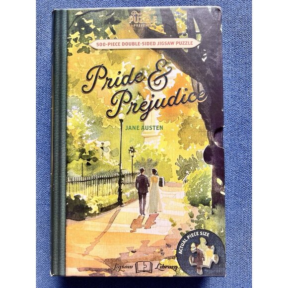 "Pride & Prejudice" 500-piece Double-Sided Jigsaw Puzzle From Brand Professor - Picture 1 of 7
